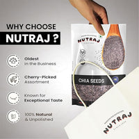 Nutraj Chia Seeds Pouch 200 g