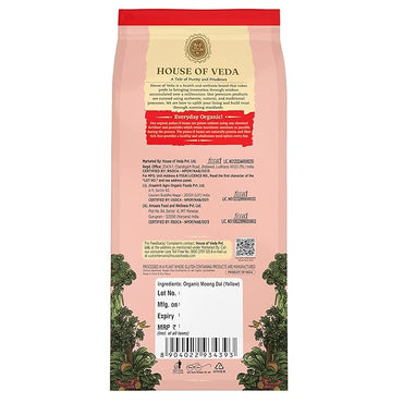 House of Veda organic Moong Yellow Dal 1 kg