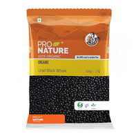 Pro Nature 100% Organic Urad Black Whole 500 g