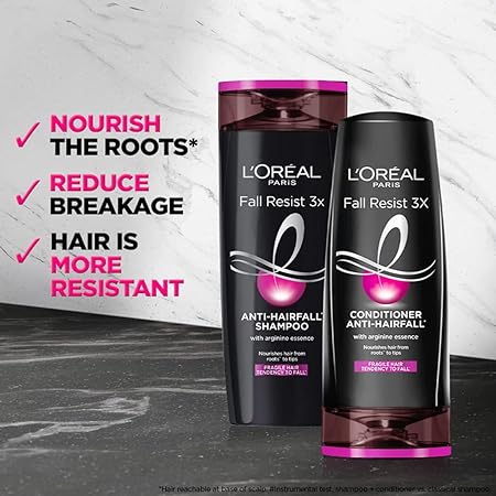 L'Oreal Paris Fall Resist 3X Anti-hair Fall Shampoo 180 ml