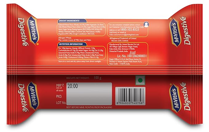 McVitie's Digestive Biscuit 100 g