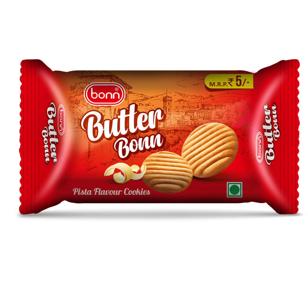 Bonn Butter Pista Cookies 12x35 g