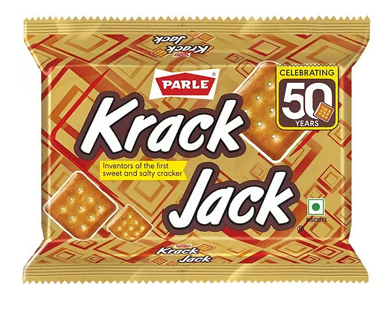 Parle Krackjack Crackers Sweet & Salty Biscuits 200 g