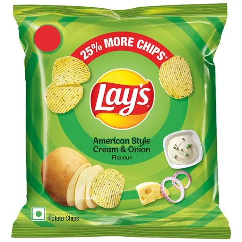 Lays Chips Cream & Onion 15 U