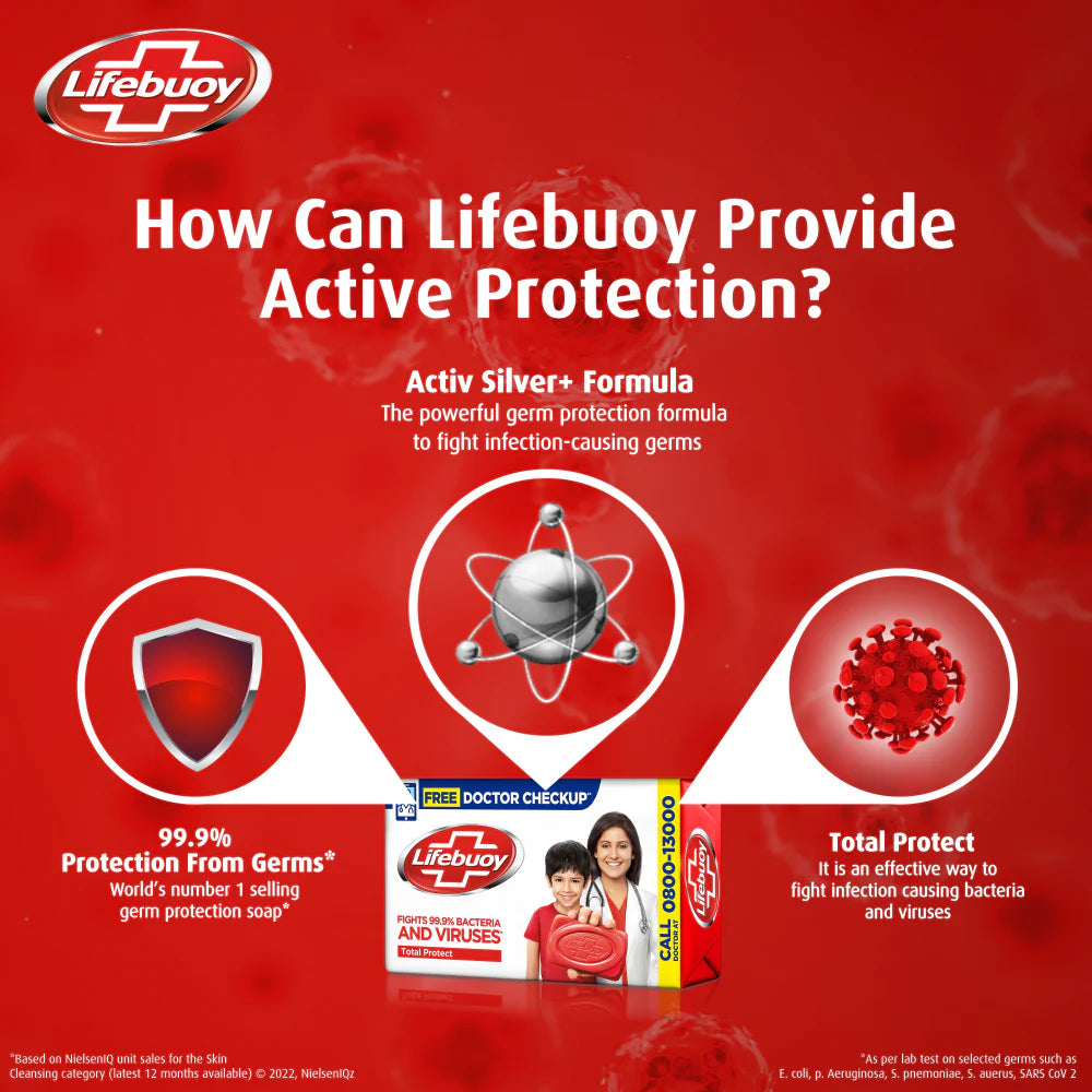 Lifebuoy Total Soap 4x75 g