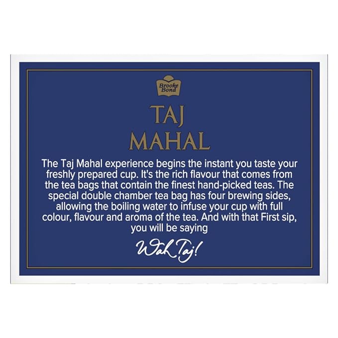 Taj Mahal Tea Bags 25 U