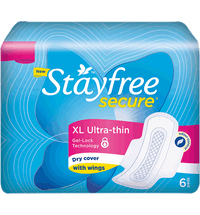 Stayfree Secure Sanitary Napkin Xl 6 U