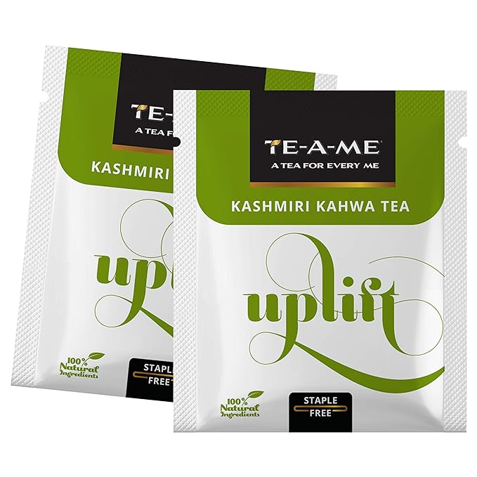 TE-A-ME Uplift Kashmiri Kahwa Natural Green Tea 25 U x 1.5 g