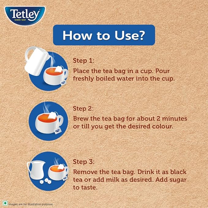 Tetley Tea Bags Regular 100 U x 1.7 g