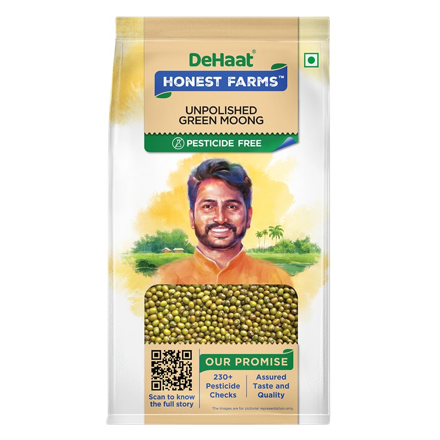 Dehaat Honest Farms Moong Dal 500 g