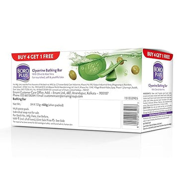 BoroPlus Glycerine With Olive & Aloe Vera Soap 5 U x 125 g