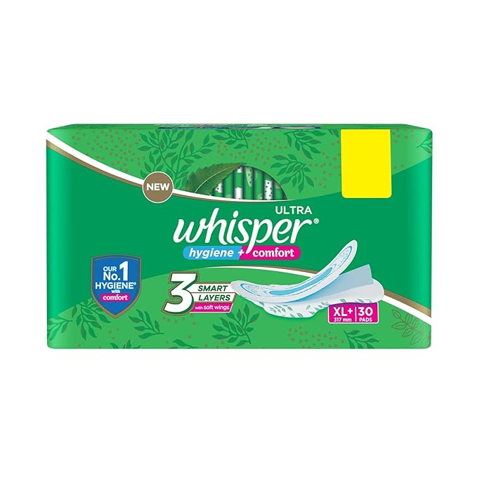 Whisper Napkin Ultra Clean Wings XL, 30 U