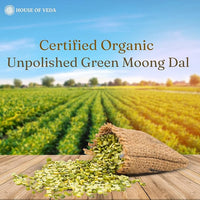House of Veda Organic Moong Green Dal 1 kg