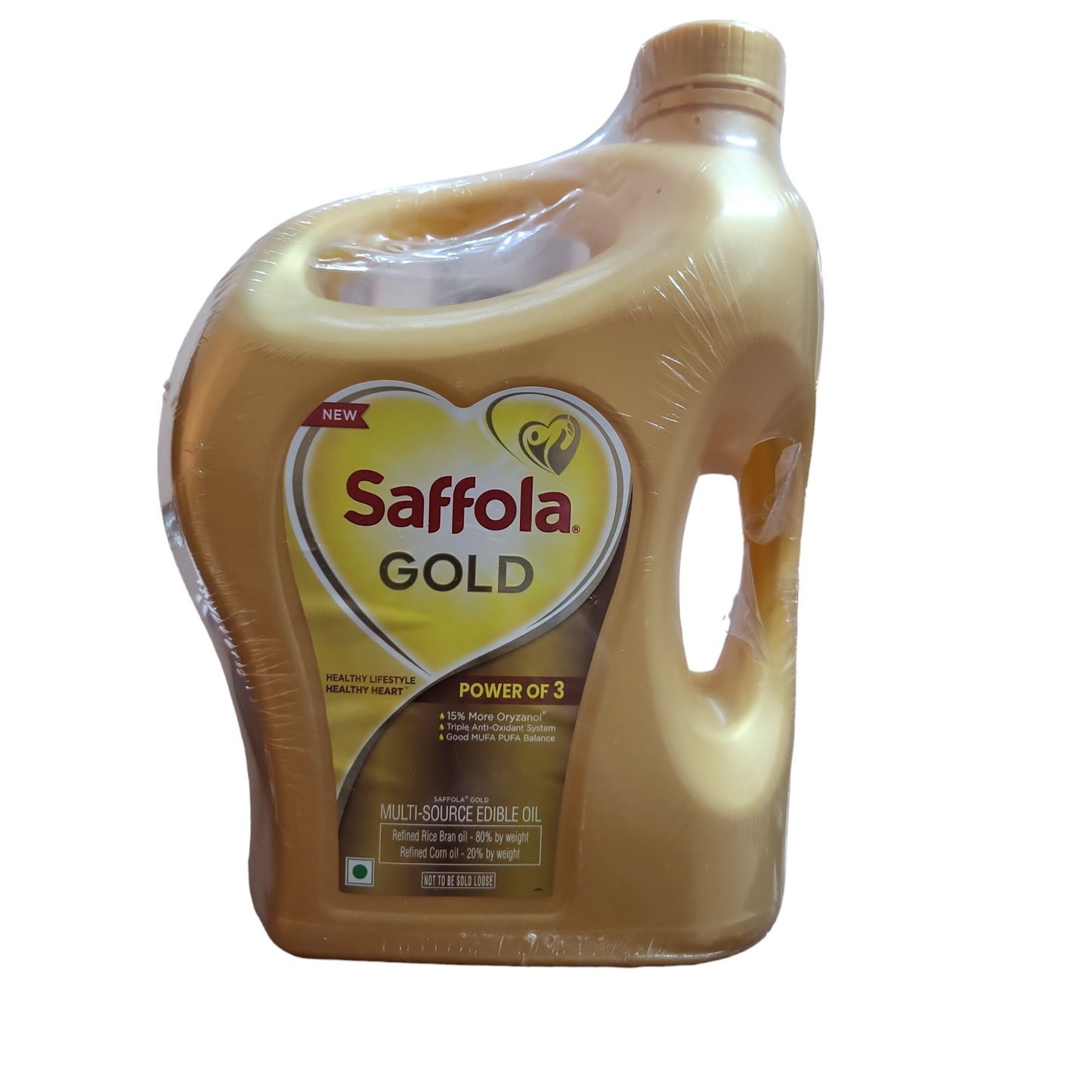 Saffola Gold oil jar 3 L