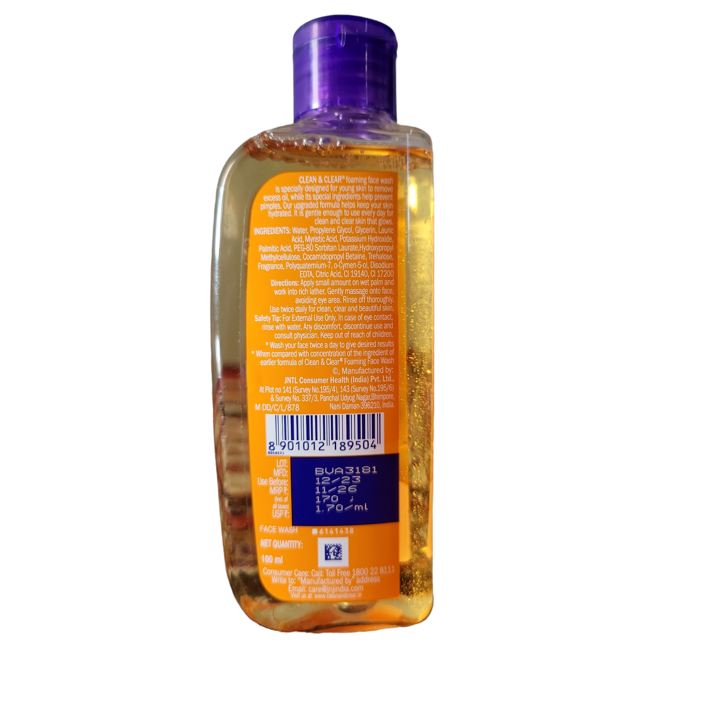 Clean & Clear Face wash 100 ml