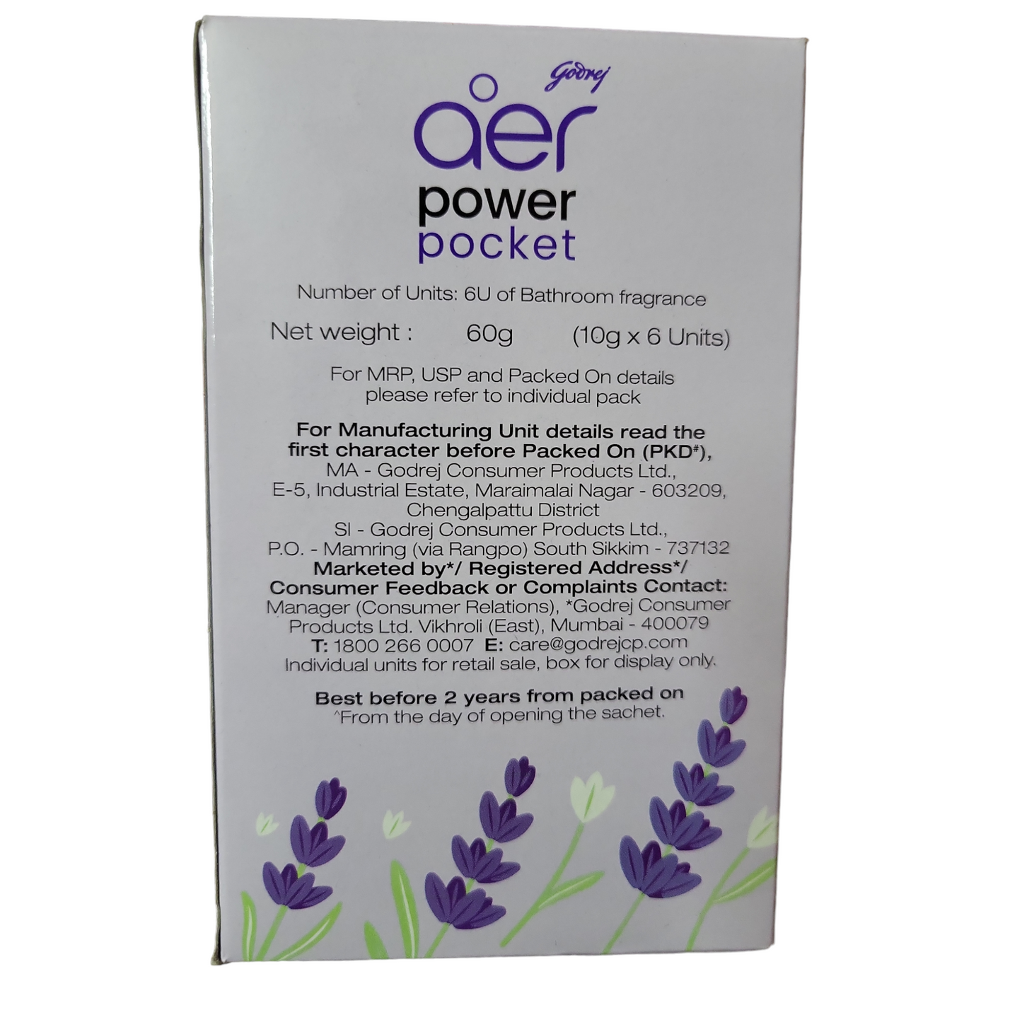 AER power Packet Lavender Bloom 10 g